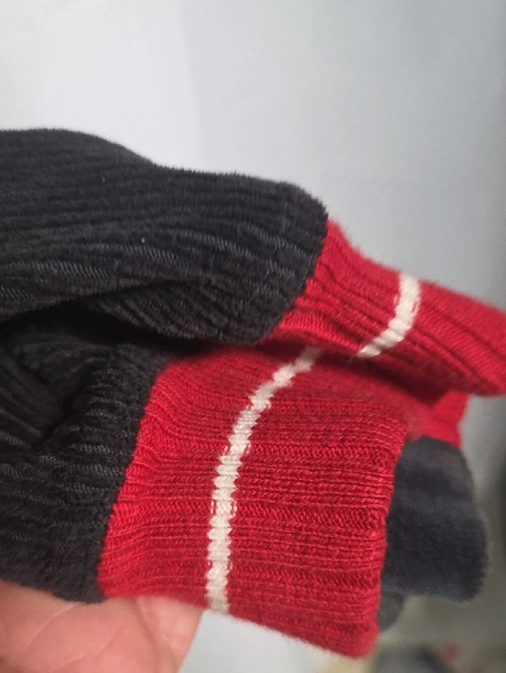 Jordan Black Corduroy Full-Zip Jacket with Red Trim, Sz. XXL